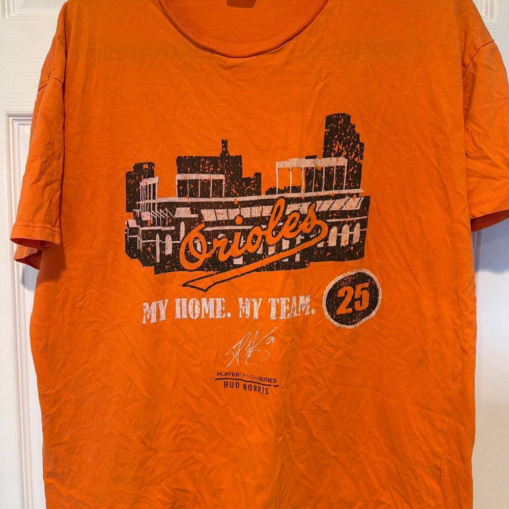 Mlb Men's Orange T-shirt